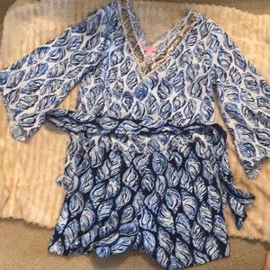 Lilly Pulitzer size 2 matching shirt and short